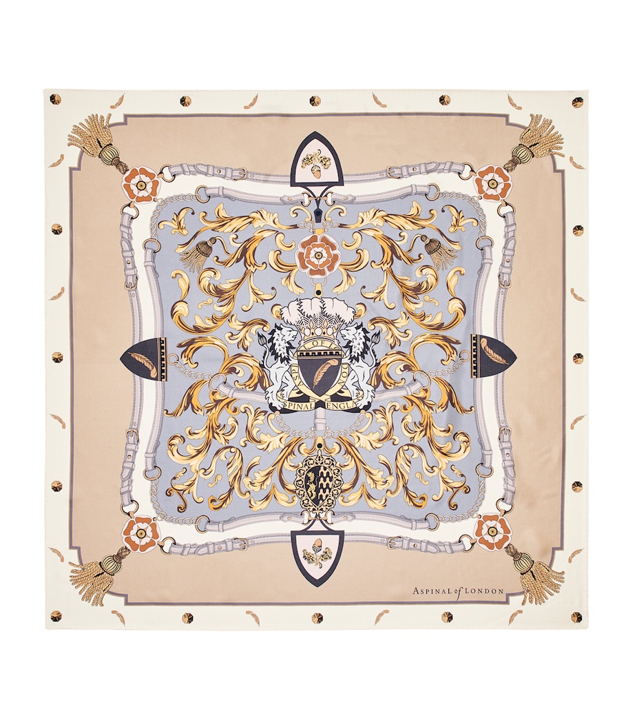 Silk Signature Scarf NEUTRAL Image 1