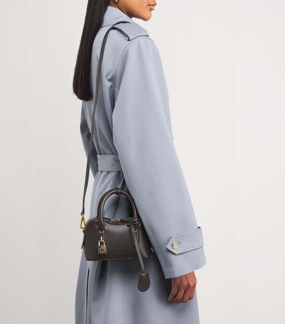 Tiny Vegan Leather Ryder Top-Handle Bag 2102 DARK ESPRESSO Image 5