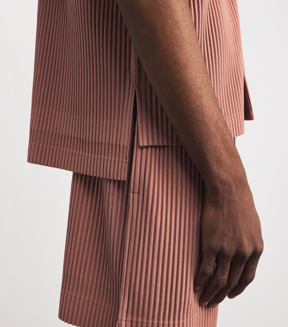 Pleated Shirt 26-VANADINITE RED Image 7