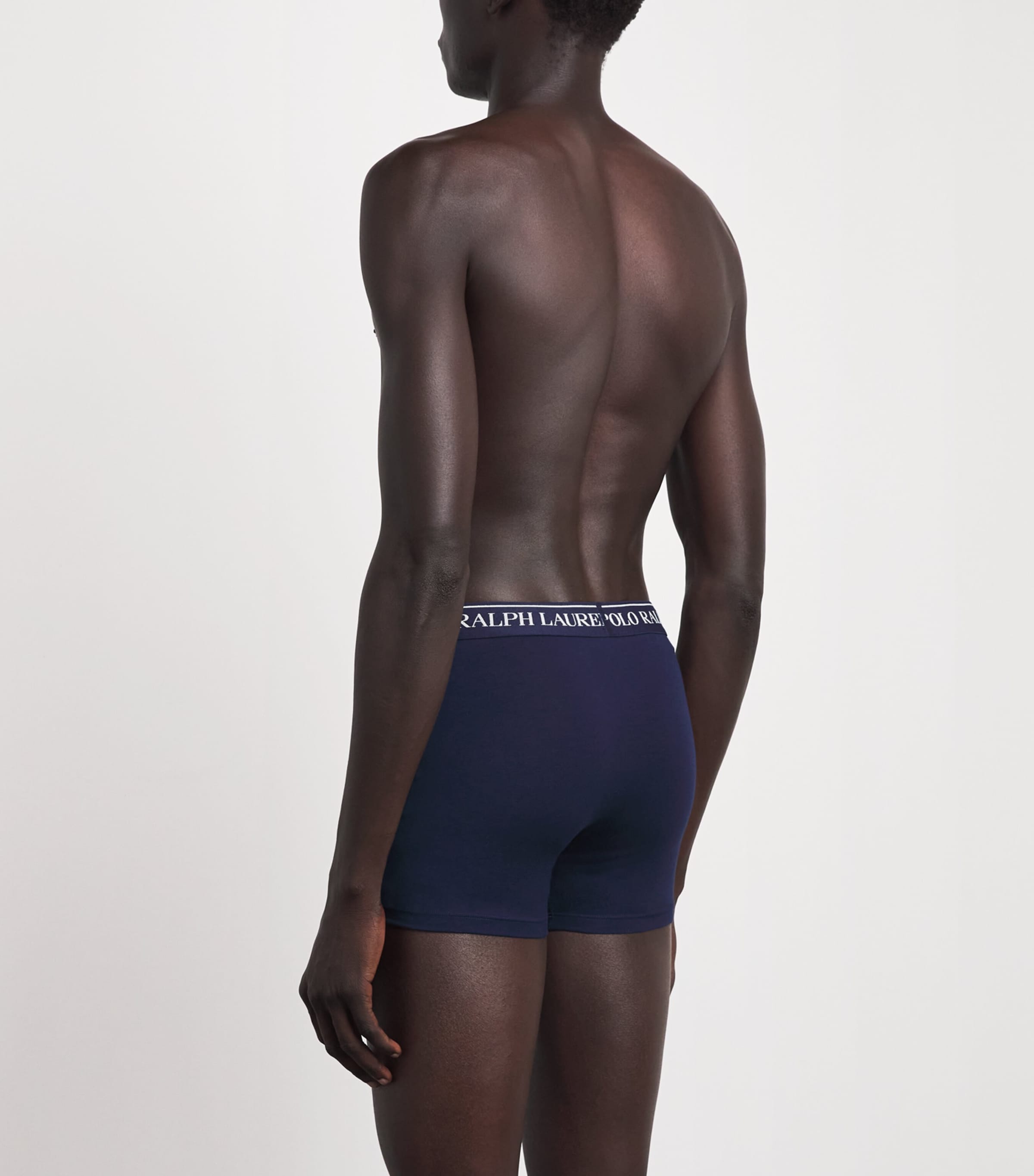 Polo Ralph Lauren Mens Stretch-Cotton Classic Trunks (Pack of 5) Npnv/wht/chm/wylw/nv Image 3