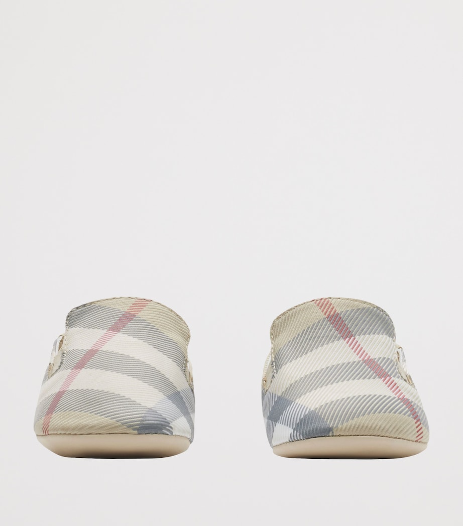 Check Slip-On Booties PALE STONE IP CHECK Image 3