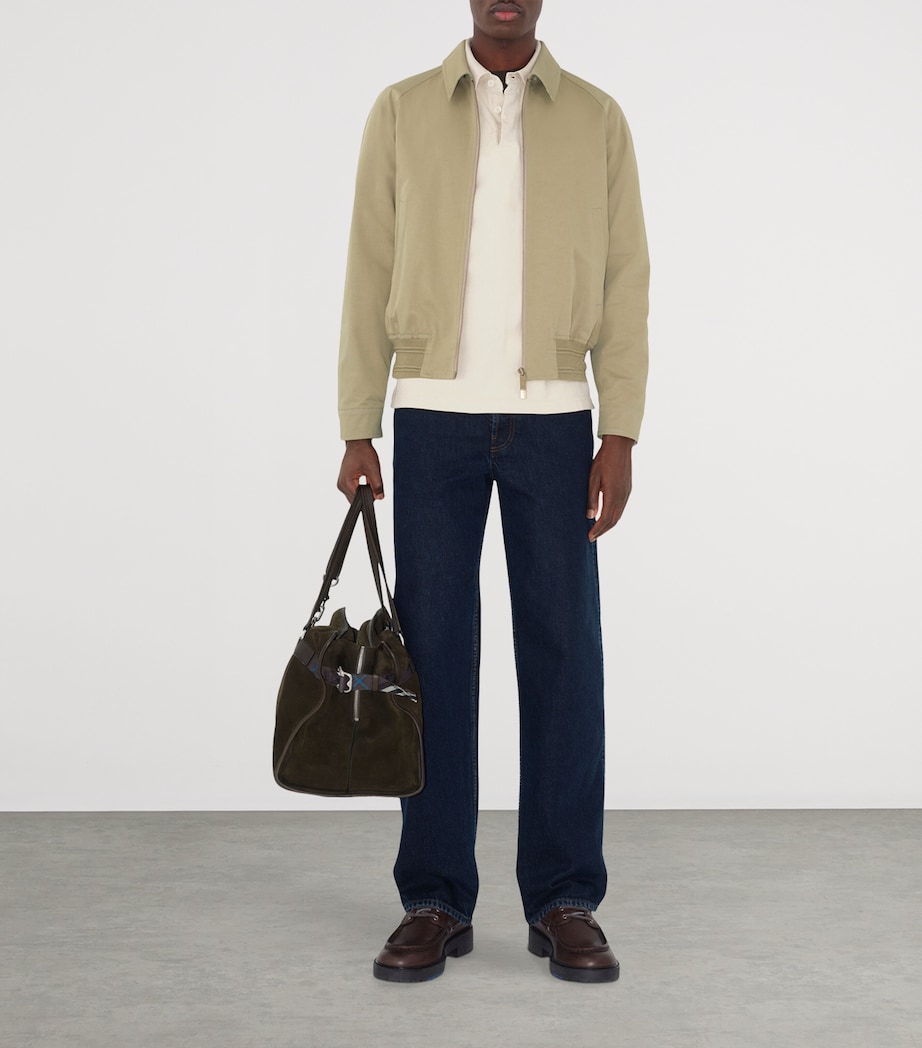 Cotton Twill Harrington Jacket SKYLARK Image 2