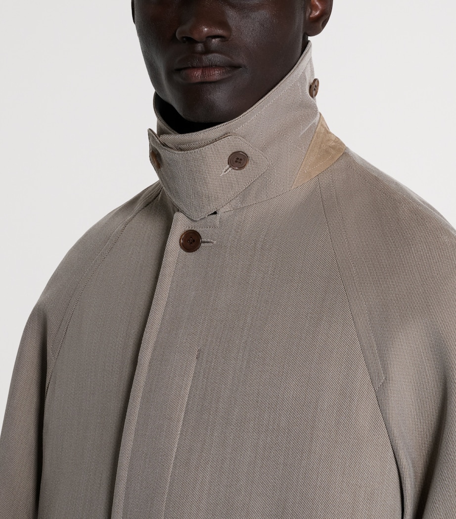 Virgin Wool Coat 030GREY Image 4