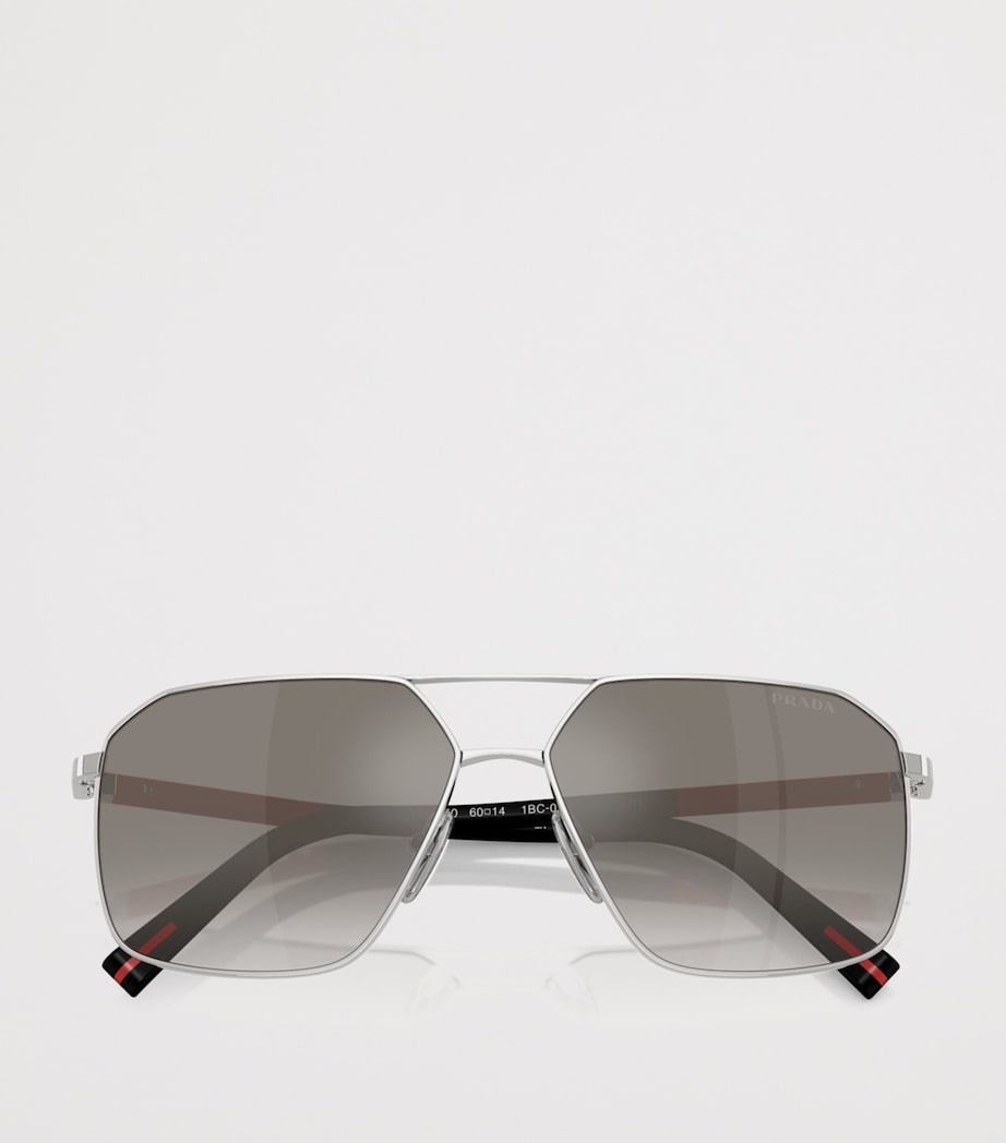 Prada Linea Rossa Metal A50S Aviator Sunglasses Image 5