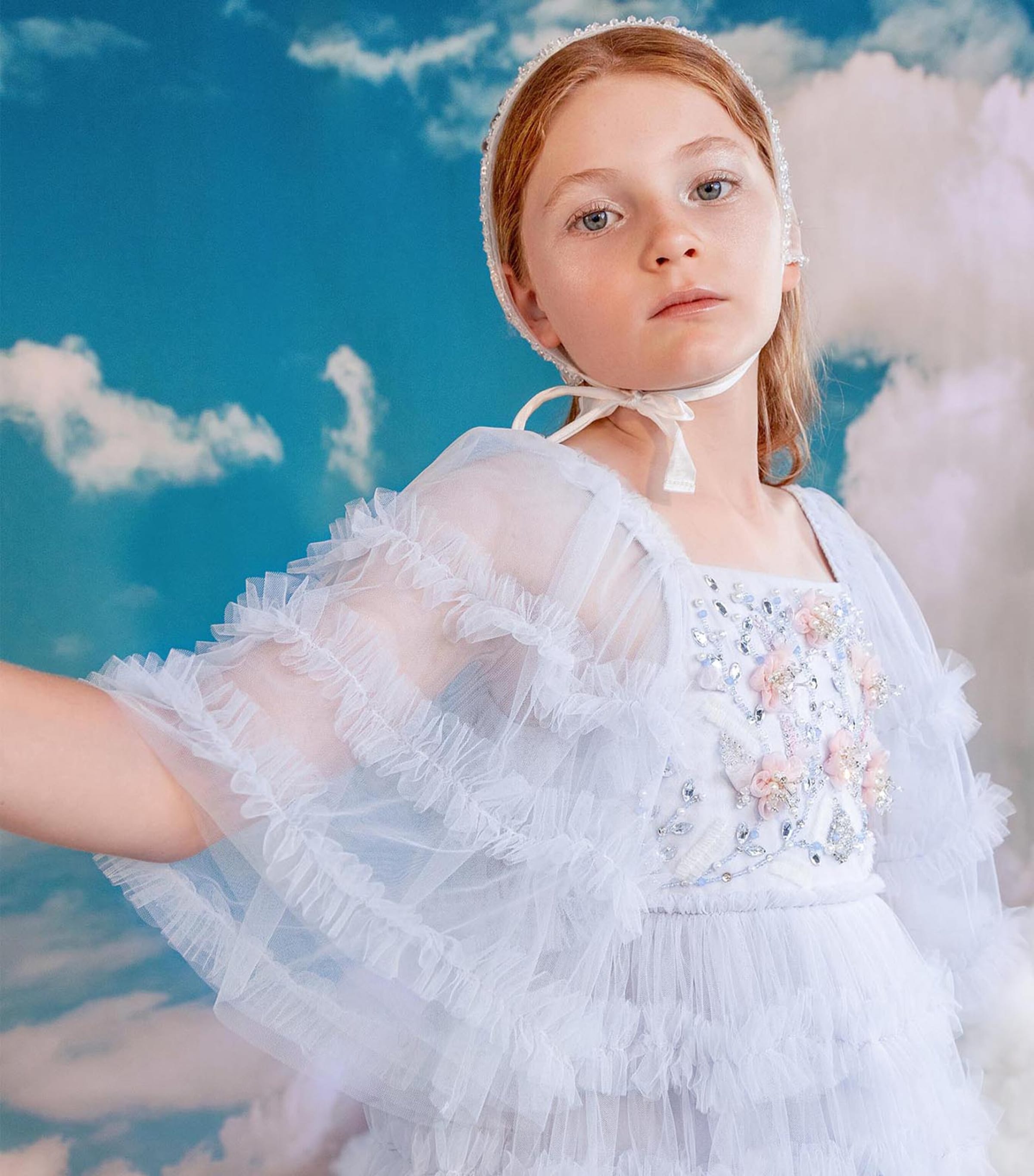 Cotton Blooming Blossom Dress (2-11 Years) SILVERLITE Image 4