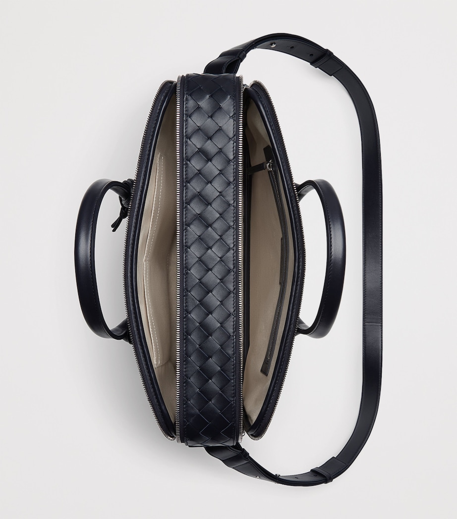 Leather Intrecciato Getaway Briefcase 4182 Image 6