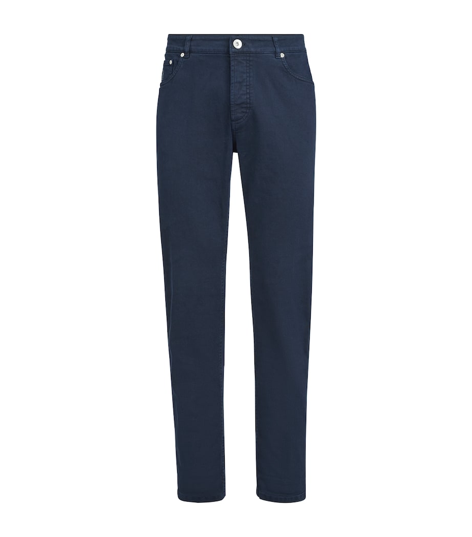 Brunello Cucinelli Mens Comfort Denim Straight Jeans Image 1