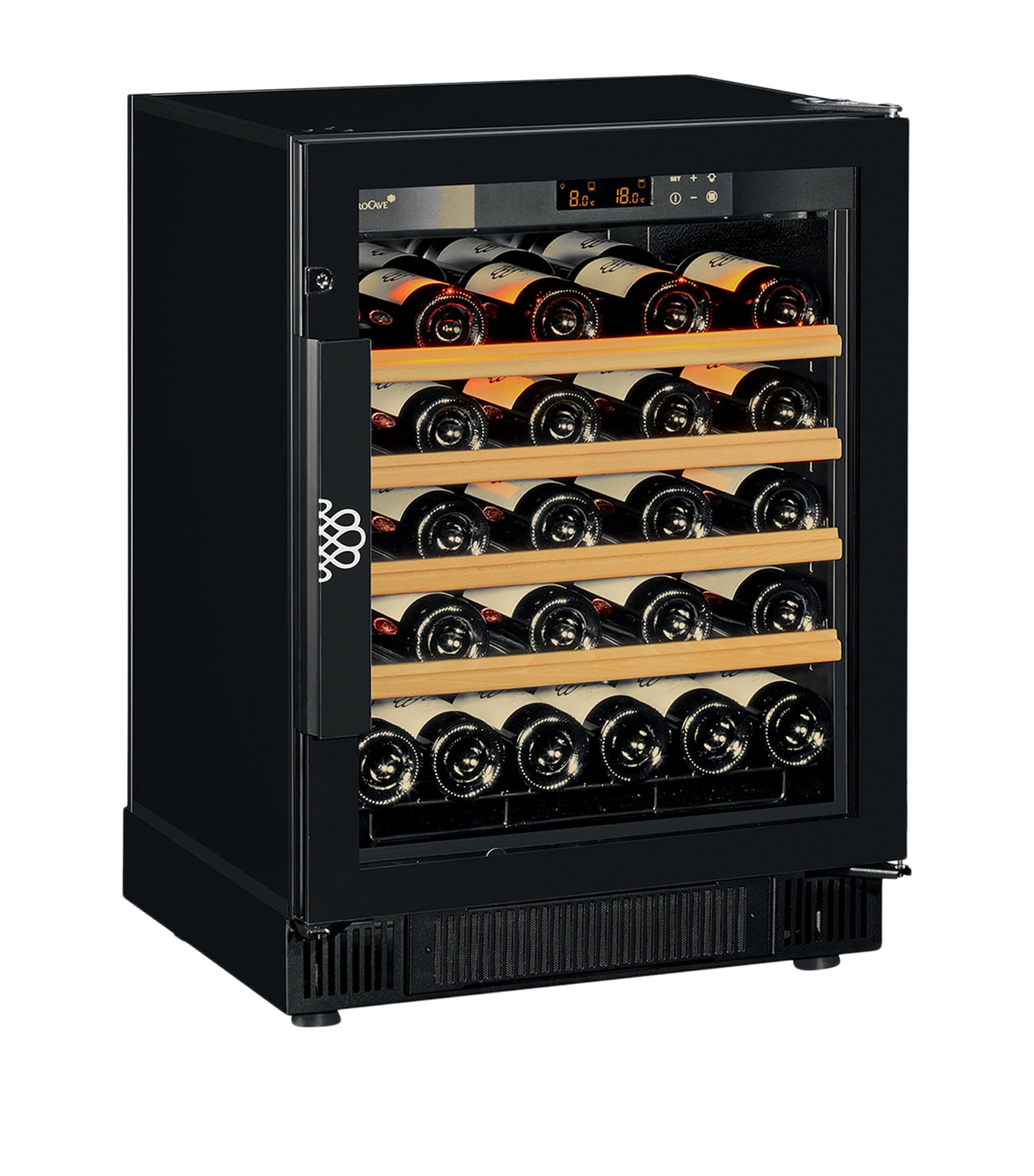 Small Single-Temperature Compact Wine Cabinet NO COLOUR Image 1