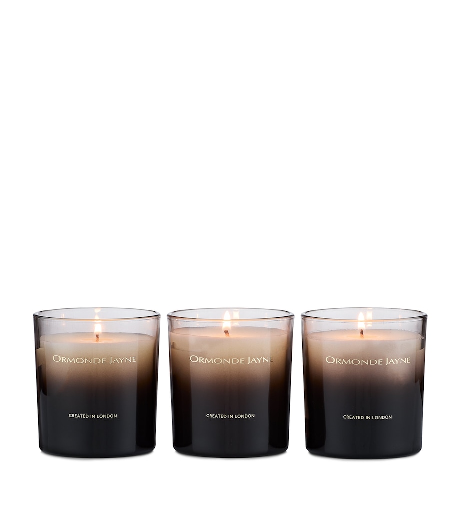 Amberesque Candle Gift Set (3 x 170g) BROWN Image 3