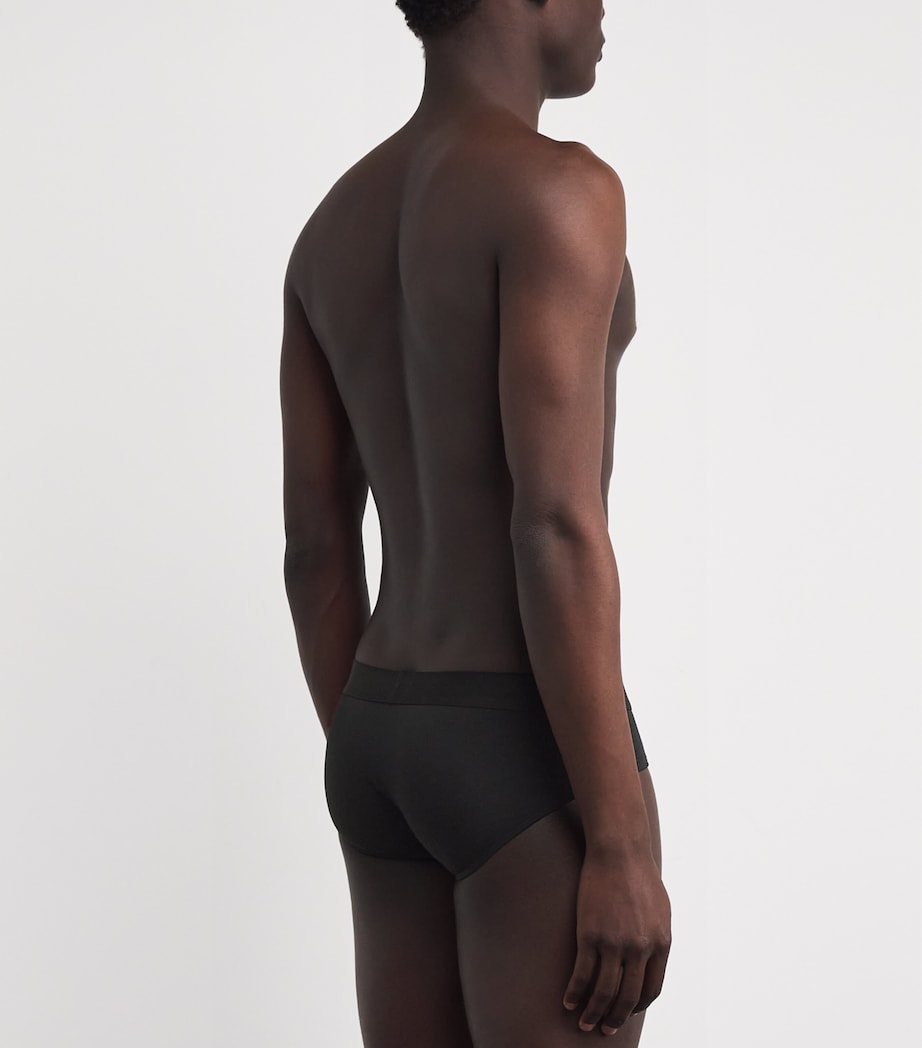 Organic Cotton Stretch Briefs (Pack of 3) 981 OPEN MISC Image 3