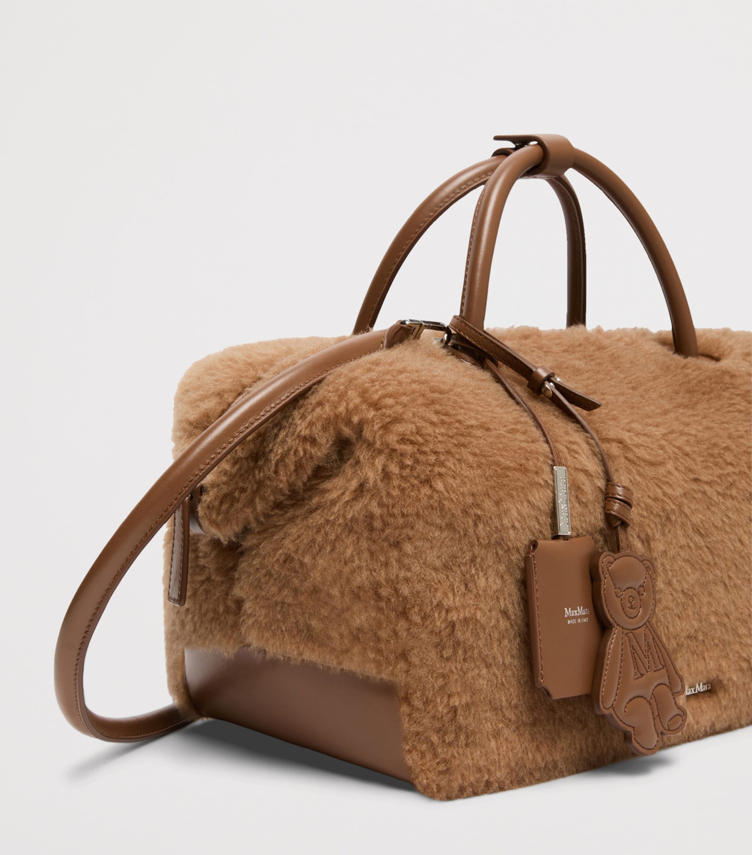 Max Mara Teddy Top-Handle Bag Camel Image 5