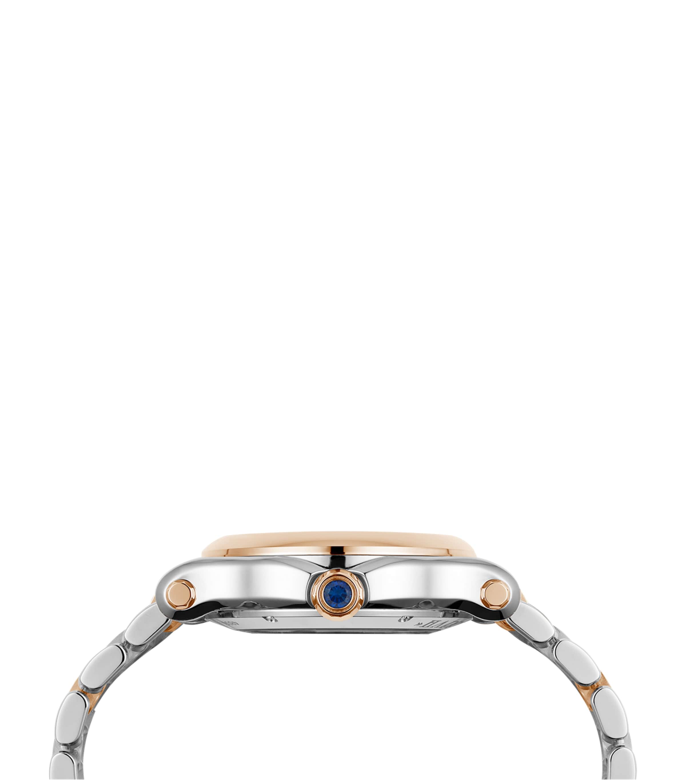 Rose Gold, Stainless Steel and Diamond Happy Sport Automatic Watch 36mm ROSE GOLD/STAINLESS Image 2