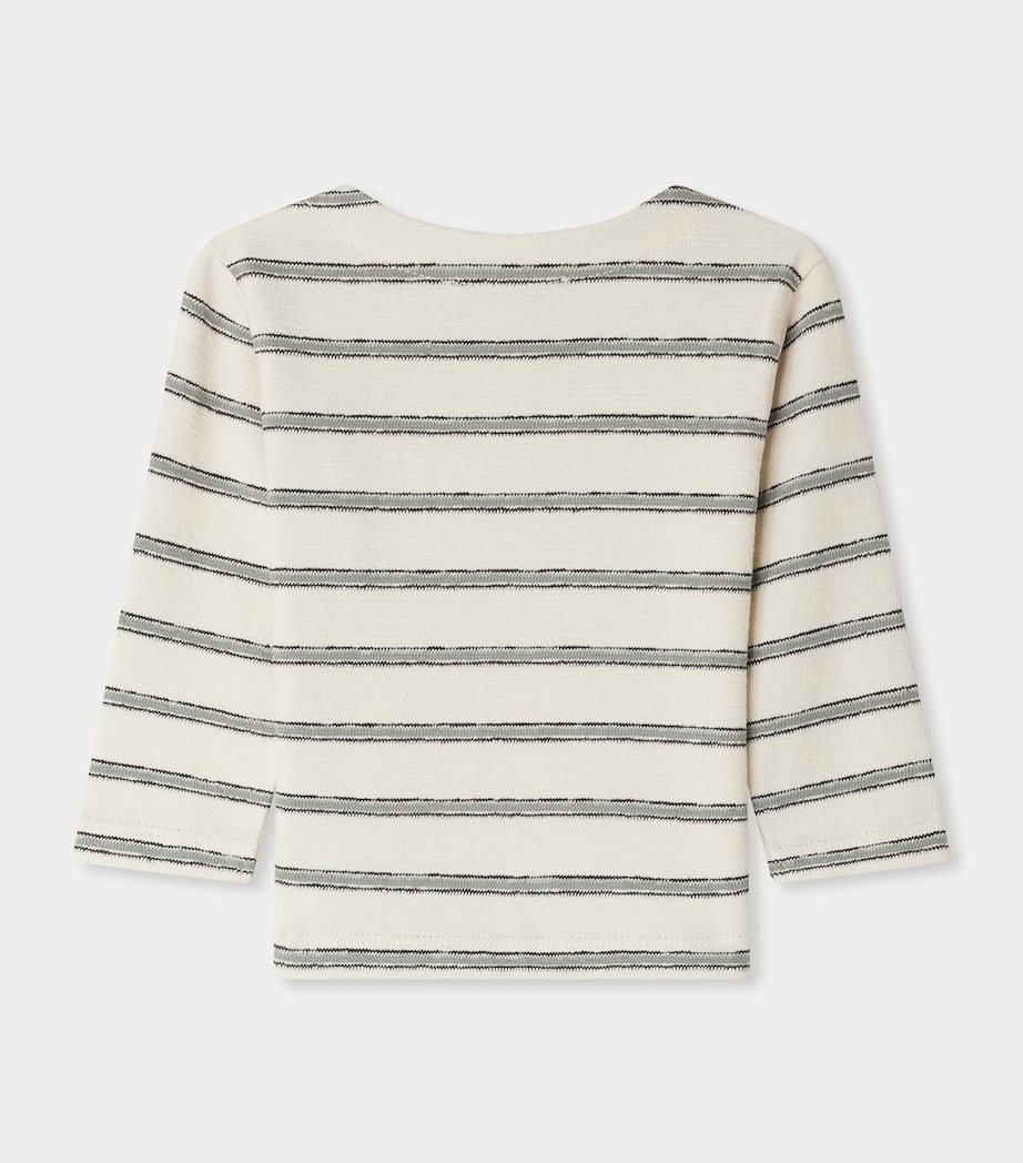 Cotton Guitar Long-Sleeve T-Shirt (6-18 Months) VERT DE GRIS Image 2