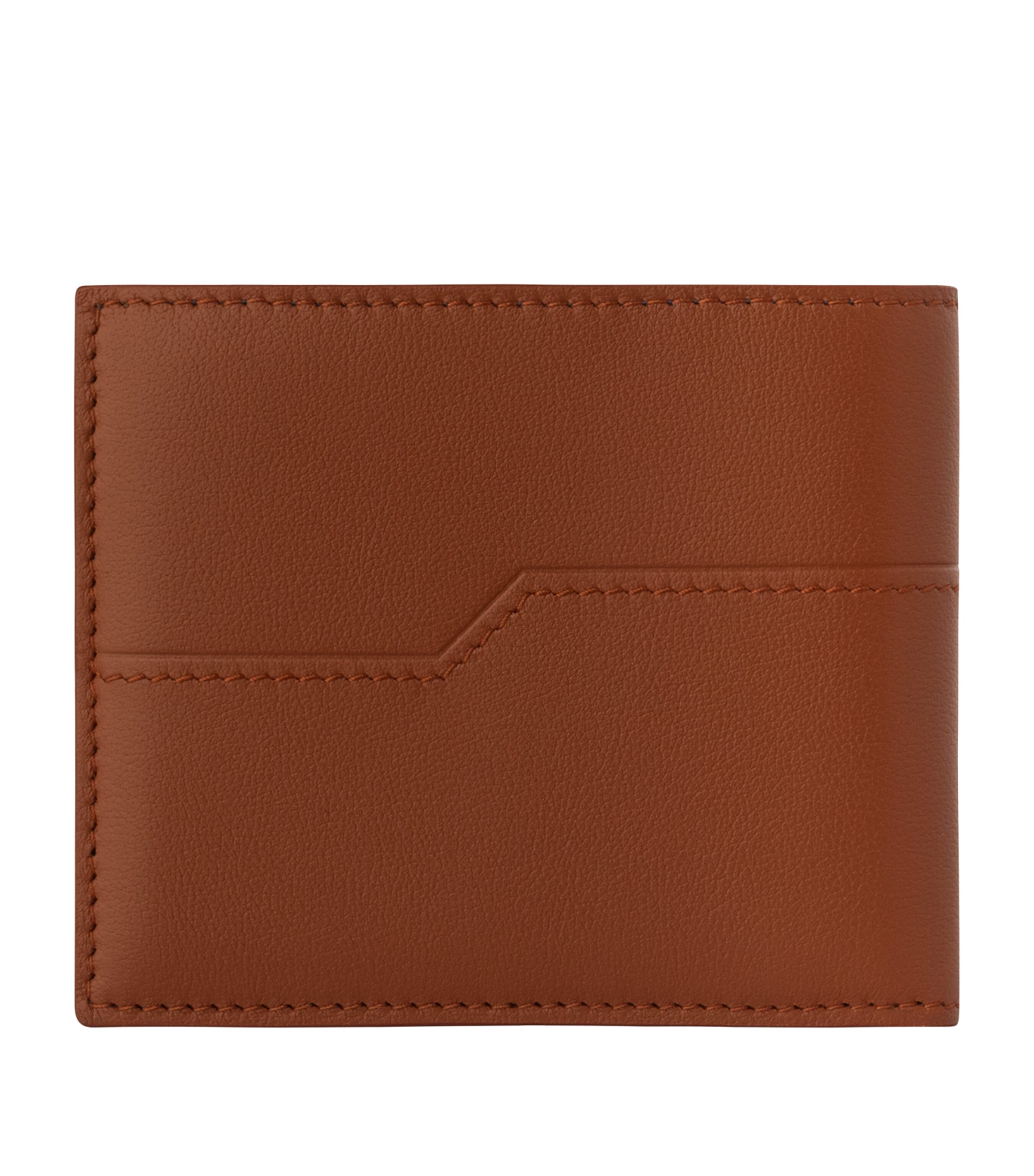 Mini Leather Heritage Bifold Wallet COGNAC Image 4