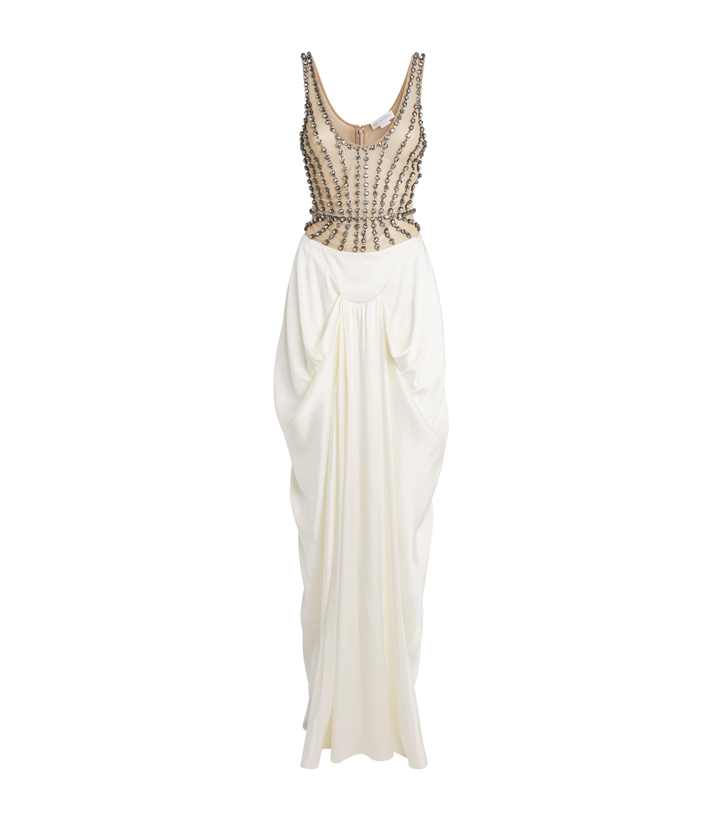 ワンピース Stella McCartney CRYSTAL STRAP LONG DRESS Stella McCartney Crystal Straps Long Dress | italist, ALWAYS