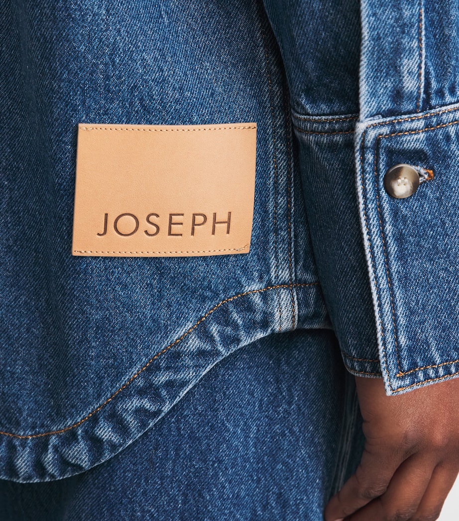 Joseph Womens Denim Idar Shirt Mid Blue Image 3