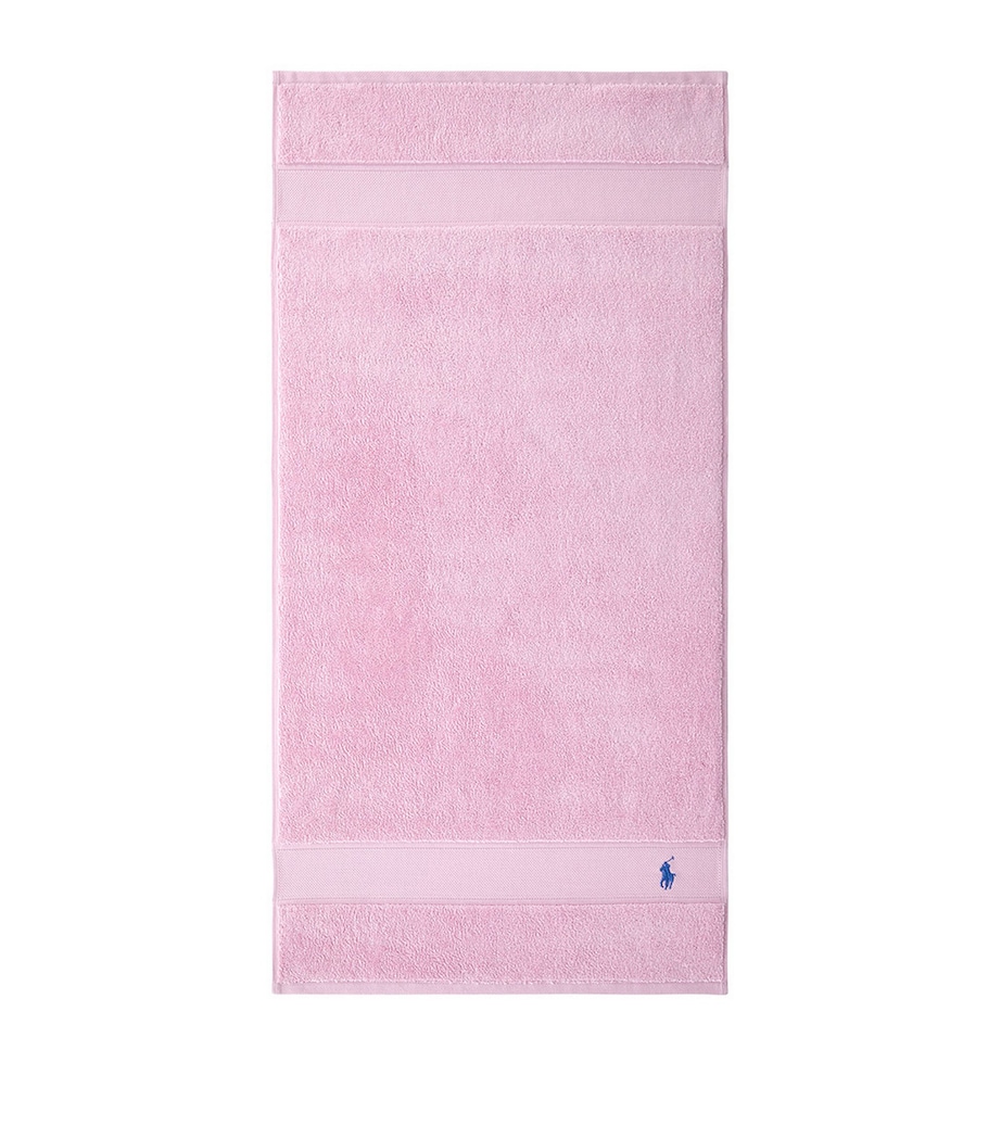 Polo Player Hand Towel (55cm x 90cm) CARMEL PINK Image 2