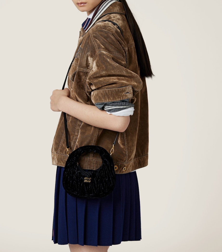 Mini Velvet Wander Top-Handle Bag F0002 Image 5