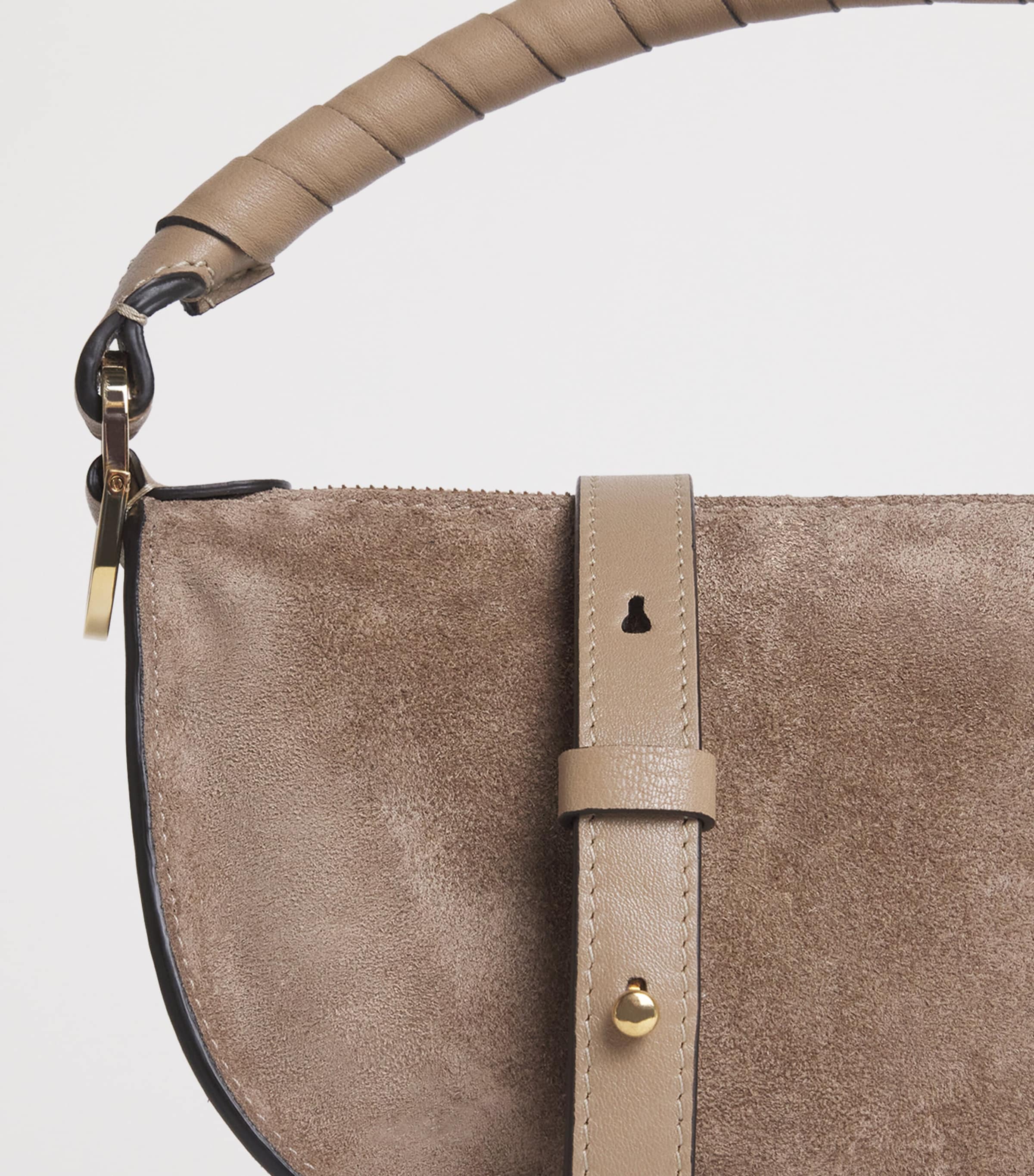 Mini Suede Marcie Shoulder Bag BOYISH BROWN Image 4