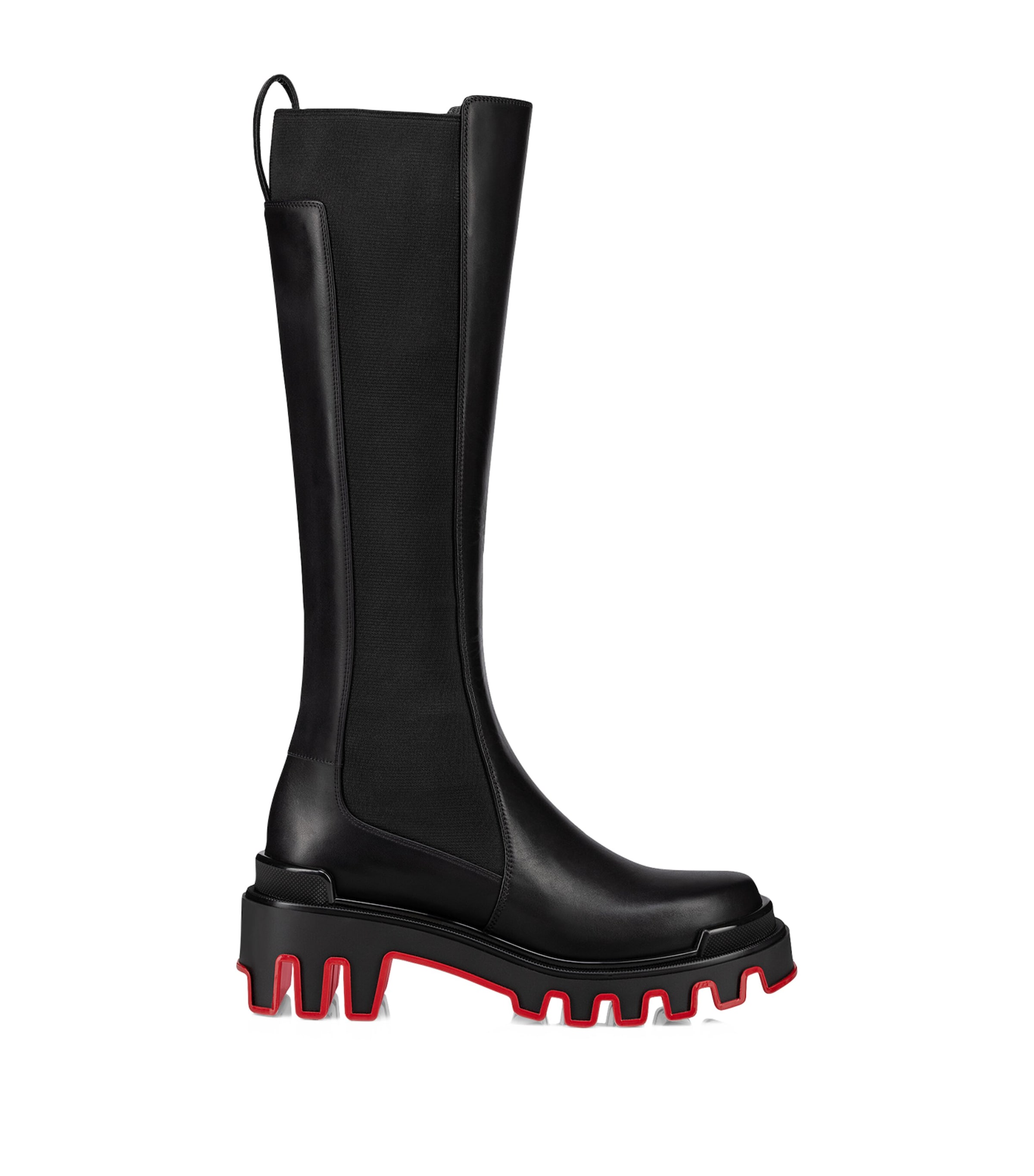 Christian Louboutin Marchacroche Dune Platform Boot In Red
