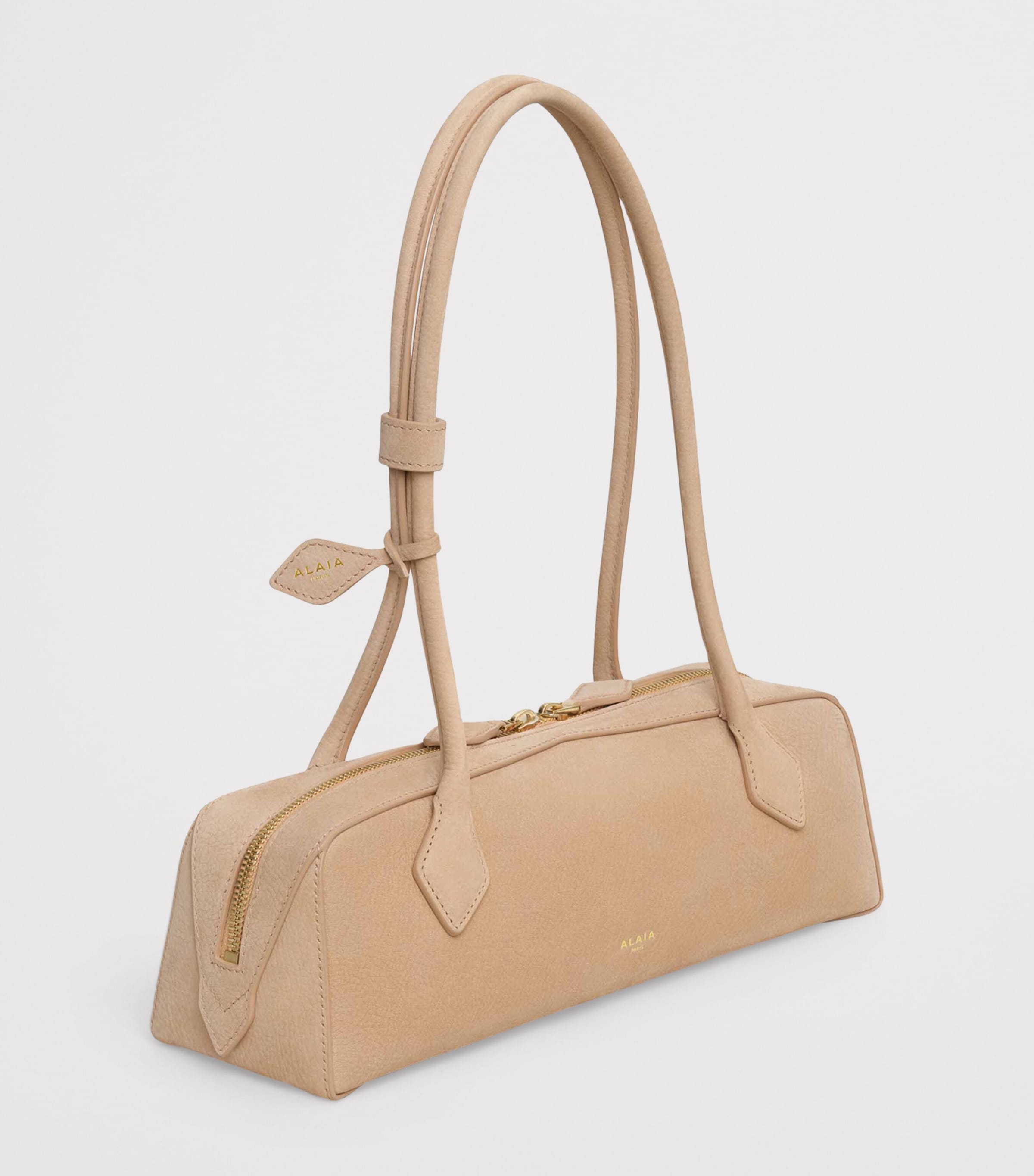 Medium Leather Le Teckel Shoulder Bag DESERT Image 2