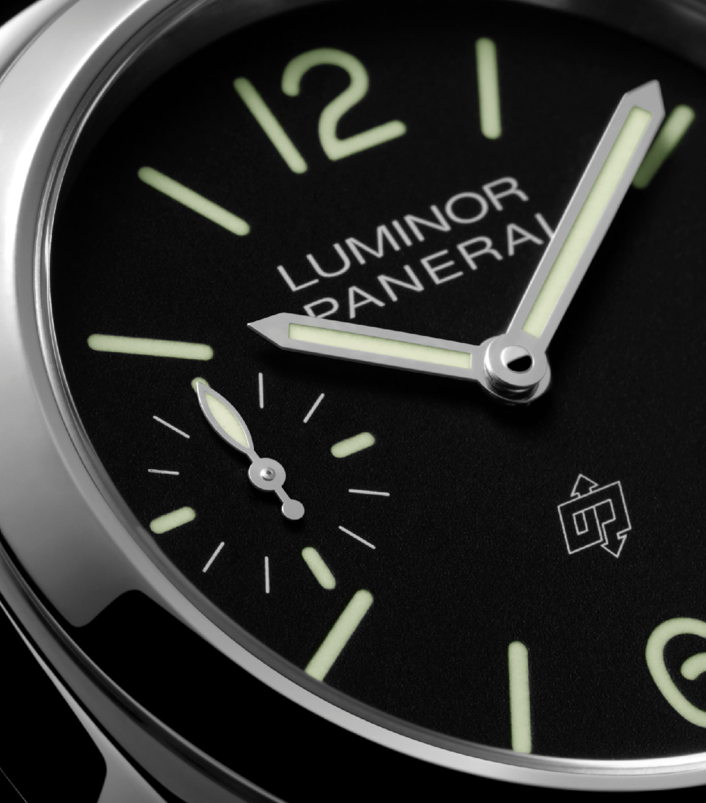 Panerai Stainless Steel Luminor Watch 44mm Black Image 5