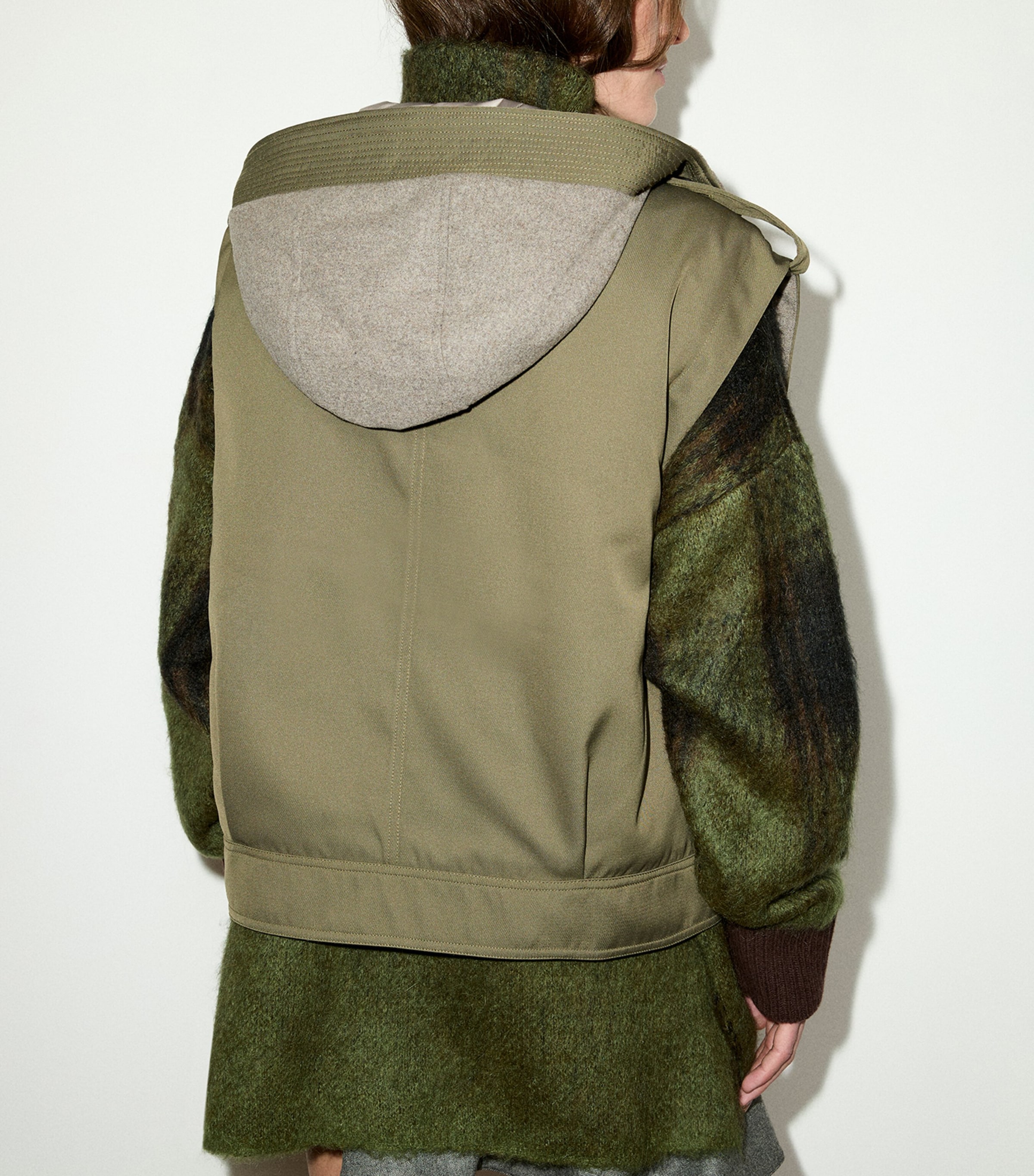 MAX&Co. Womens Utility Gilet Kaki Image 3