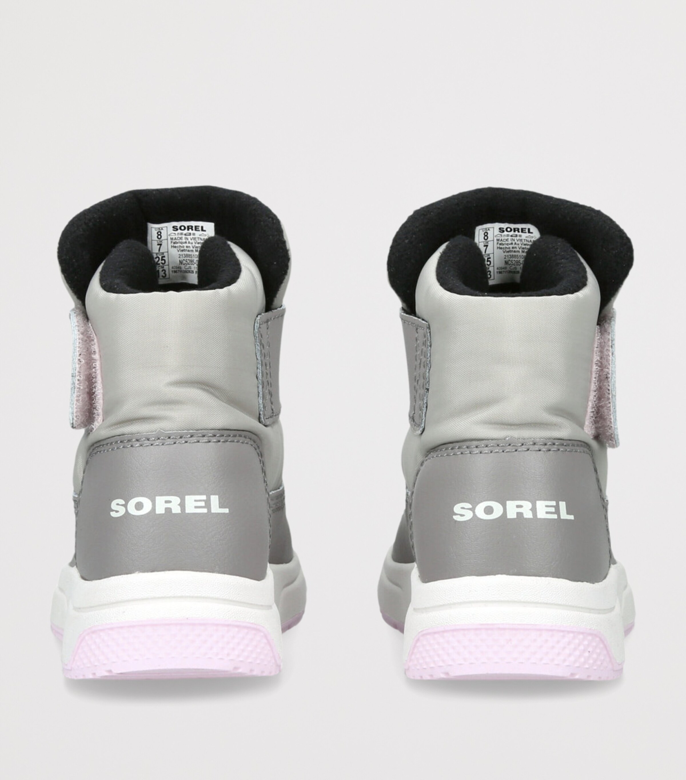 Whitney III Velcro Snow Boots GREY Image 2