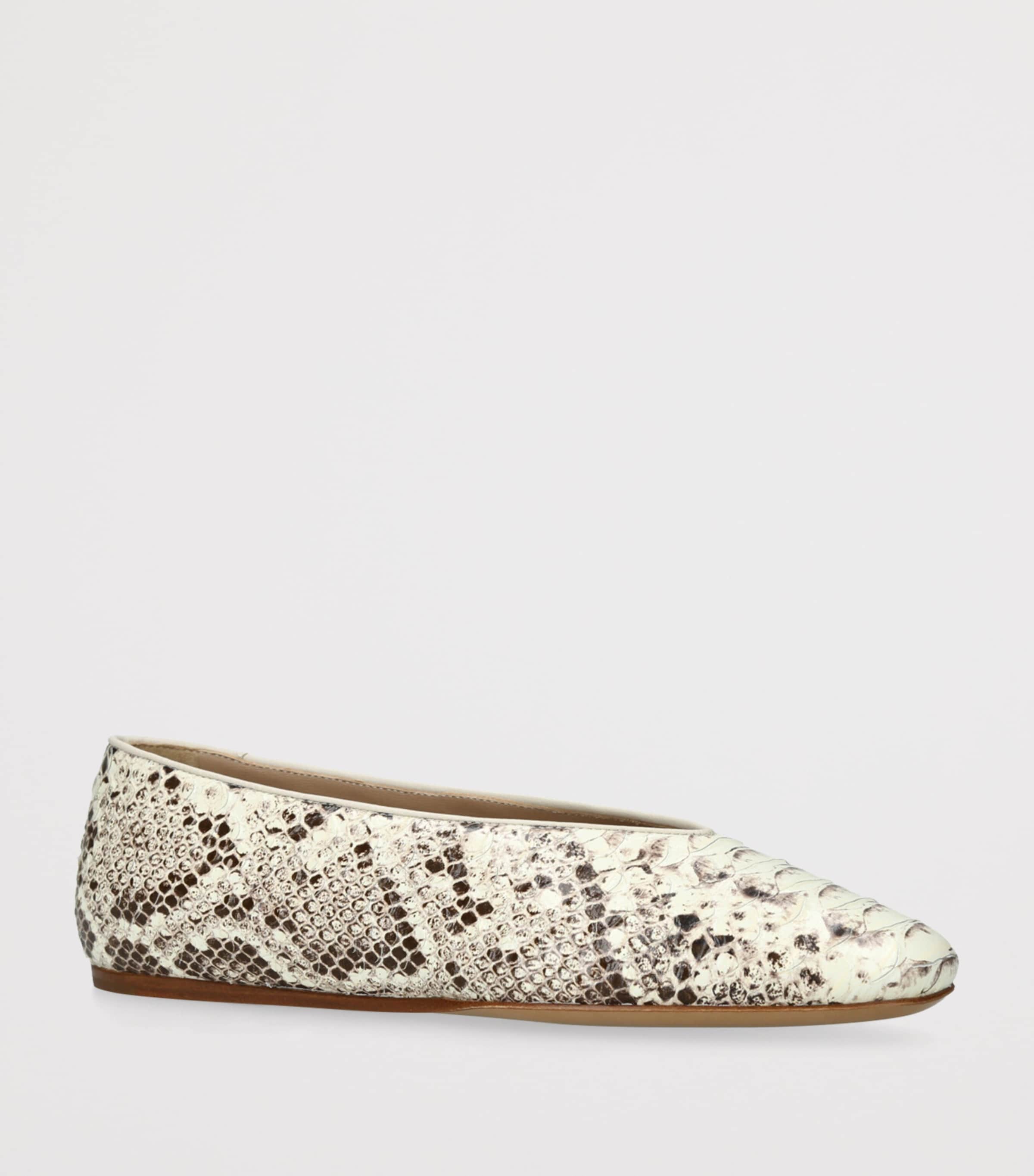 Le Monde Beryl Snakeskin-Effect Regency Ballet Flats Mult/other Image 3