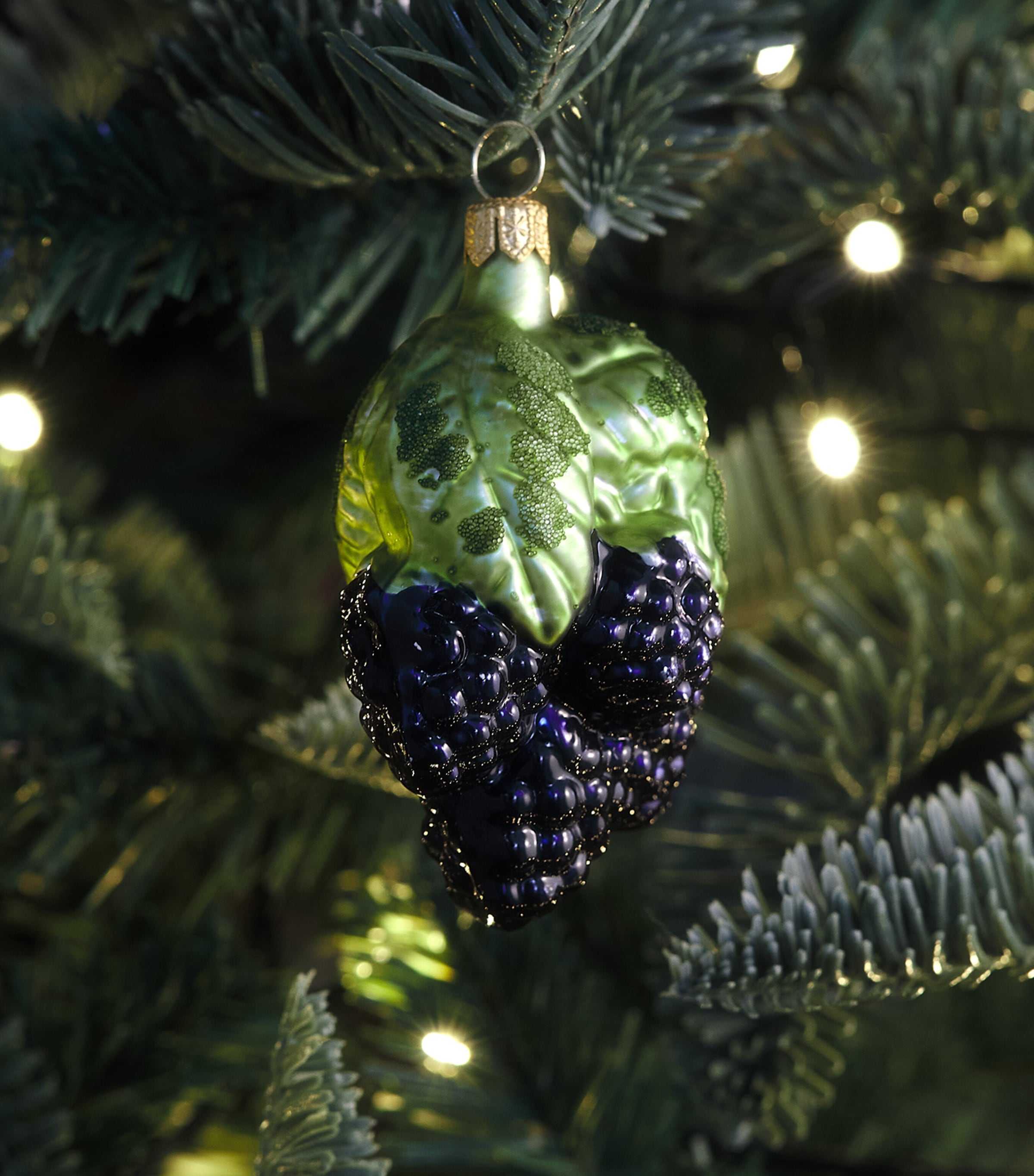 Harrods Blackberry Bunch Tree Decoration Image 3