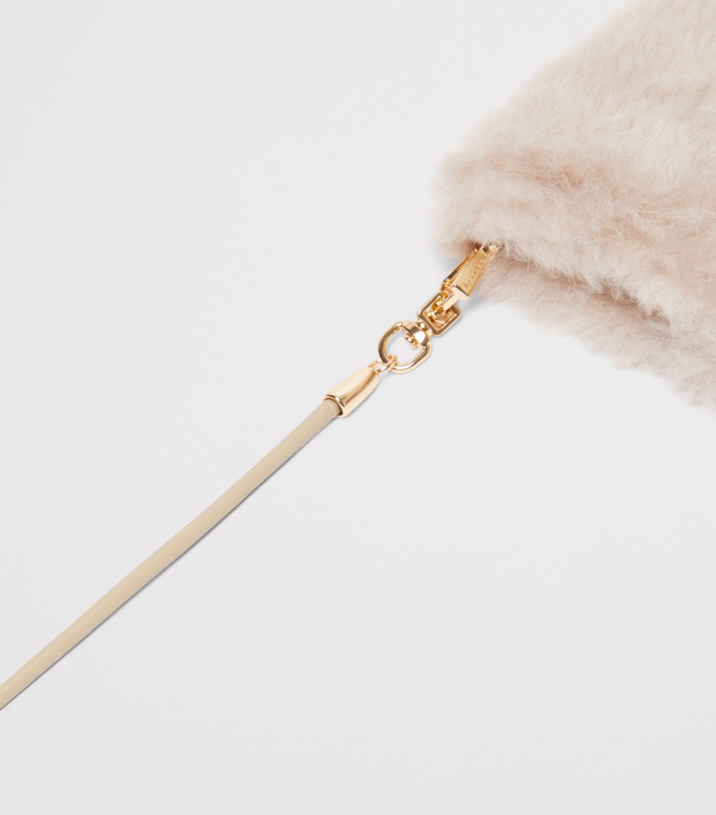 Max Mara Alpaca-Wool-Silk Mittens Beige Image 3