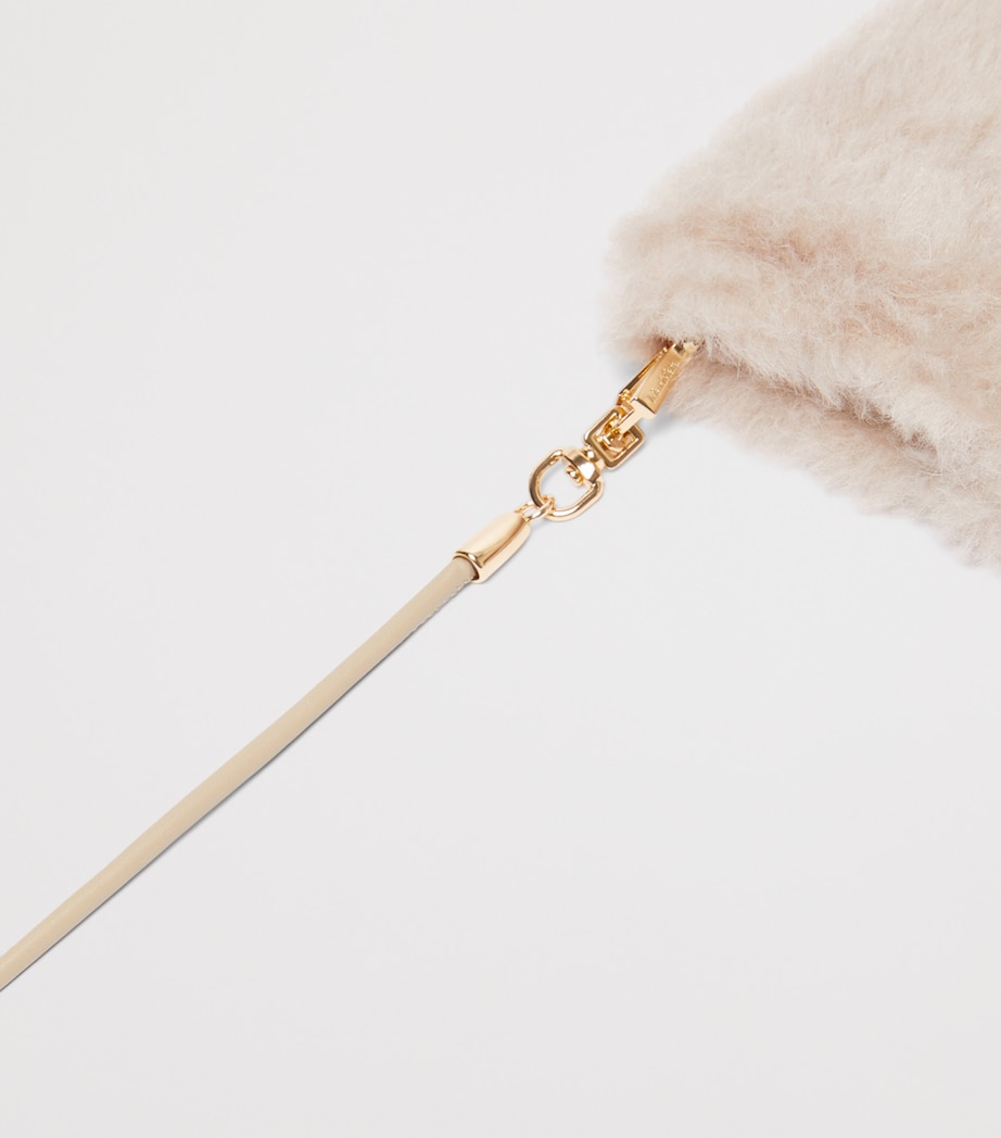 Max Mara Alpaca-Wool-Silk Mittens Beige Image 3