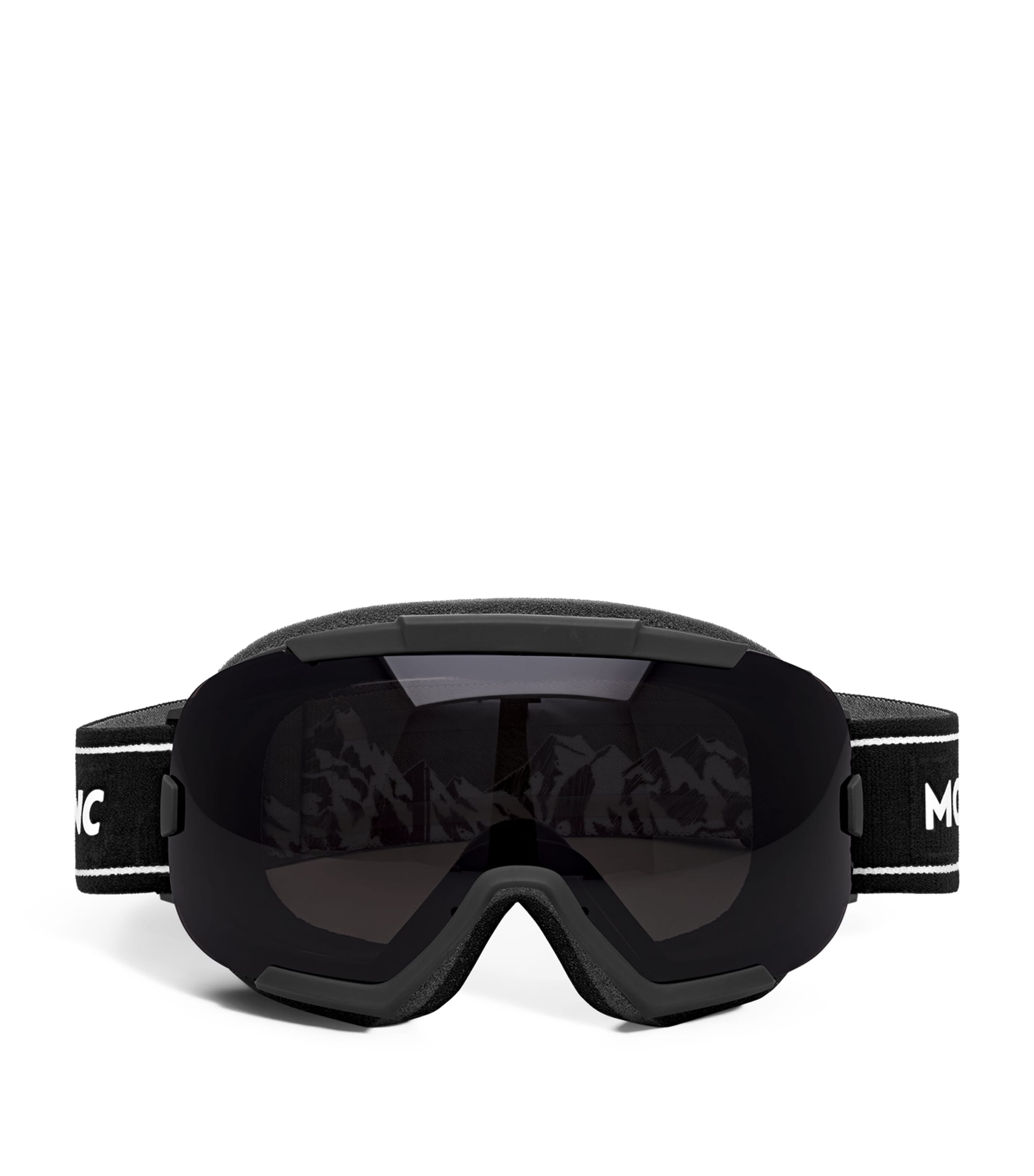Montblanc Injected Rectangular Ski Goggles Black Image 1