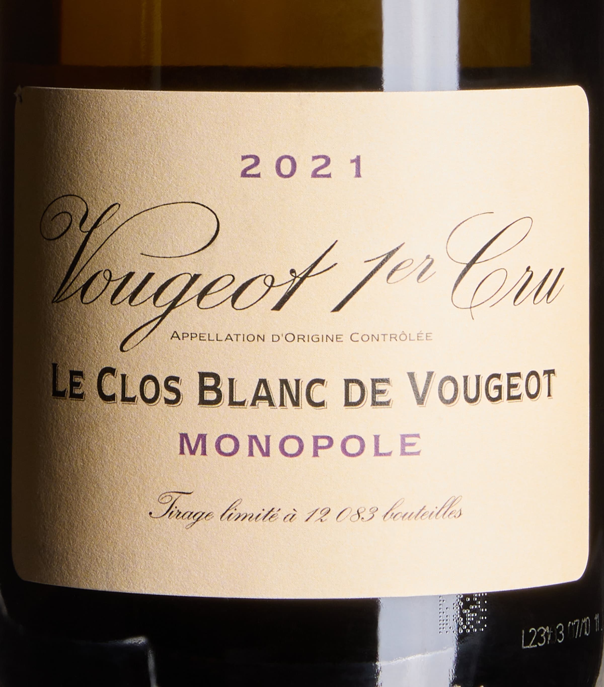 Vougeraie Domaine de la Vougeraie Le Clos Blanc de Vougeot Monopole 2021 (75cl) - Burgundy, France Image 2