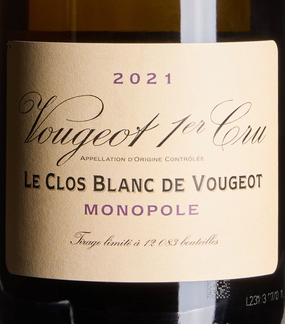 Vougeraie Domaine de la Vougeraie Le Clos Blanc de Vougeot Monopole 2021 (75cl) - Burgundy, France Image 2