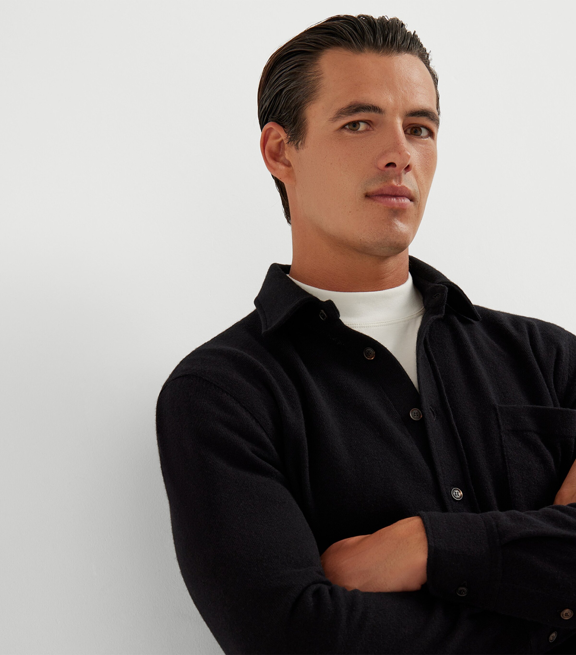 Wool-Cashmere-Silk Shirt C101 Image 6