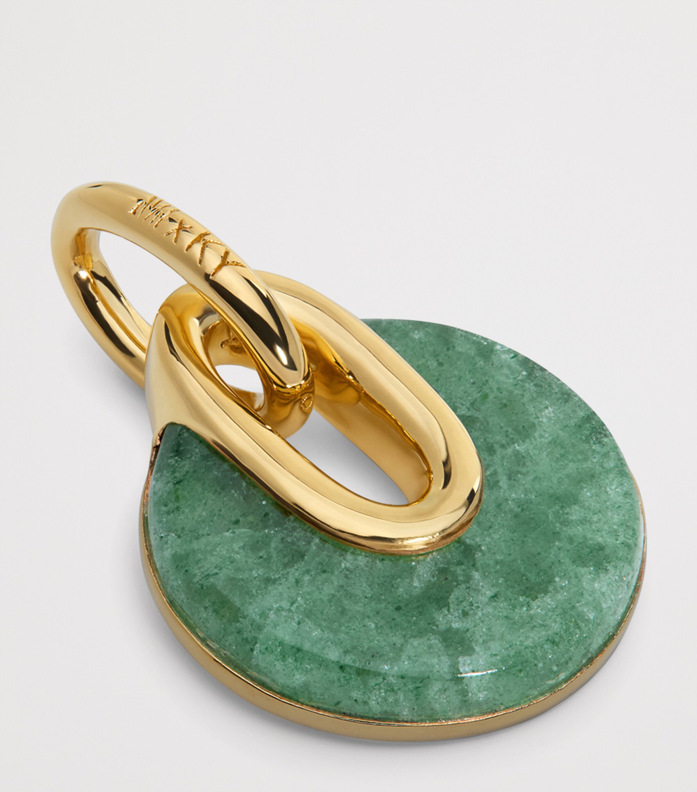 Monica Vinader x Kate Young Gold Vermeil and Green Aventurine Pendant Gold Vermeil Image 4