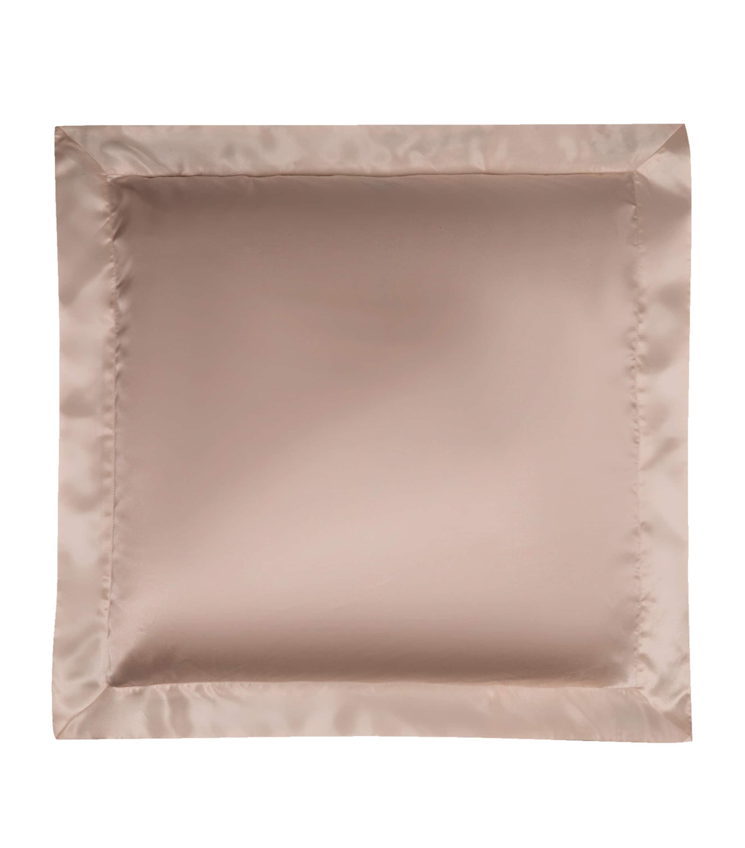 Silk Square Pillowcase (65cm x 65cm) BLUSH Image 1