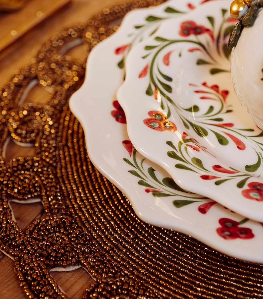 Beaded Placemat (40cm) GOLD Image 2