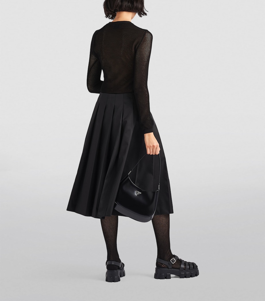 Re-Nylon Pleated Midi Skirt F0002 Image 4