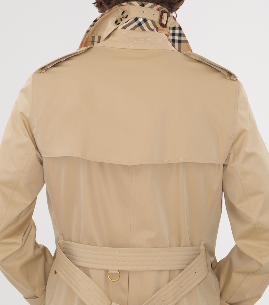 Long Kensington Heritage Trench Coat HONEY Image 6