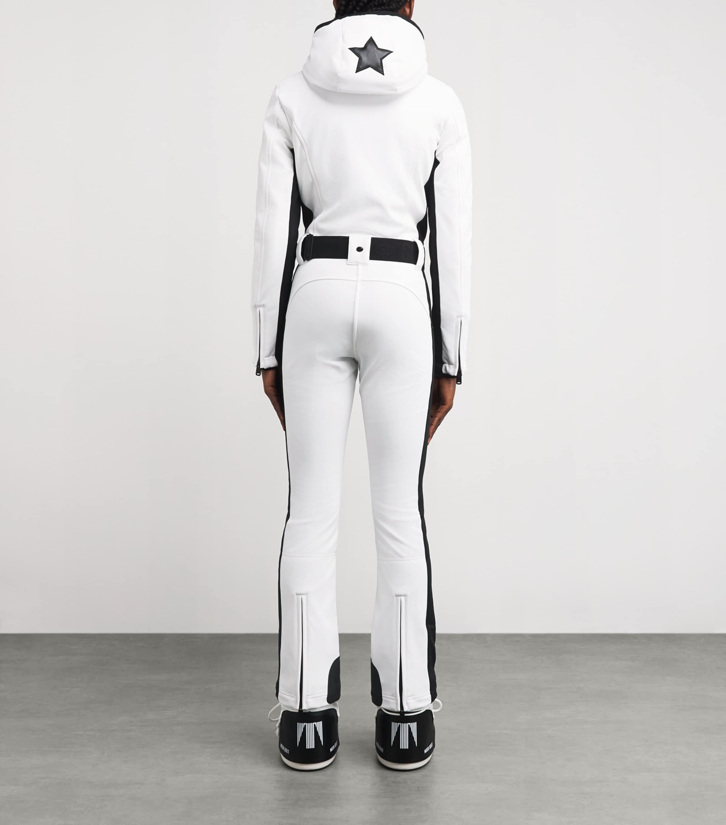 Hooded Parry Ski Suit 8000 WHITE Image 3