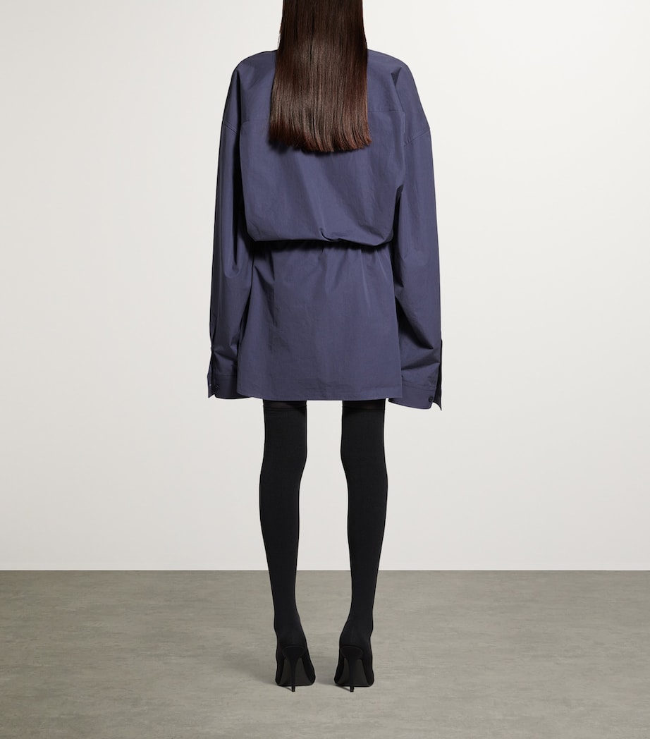 Cotton Mini Shirt Dress 4530 Image 5