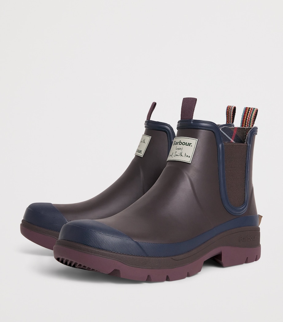 x Paul Smith Chelsea Wellington Ankle Boots RUSTIC Image 3