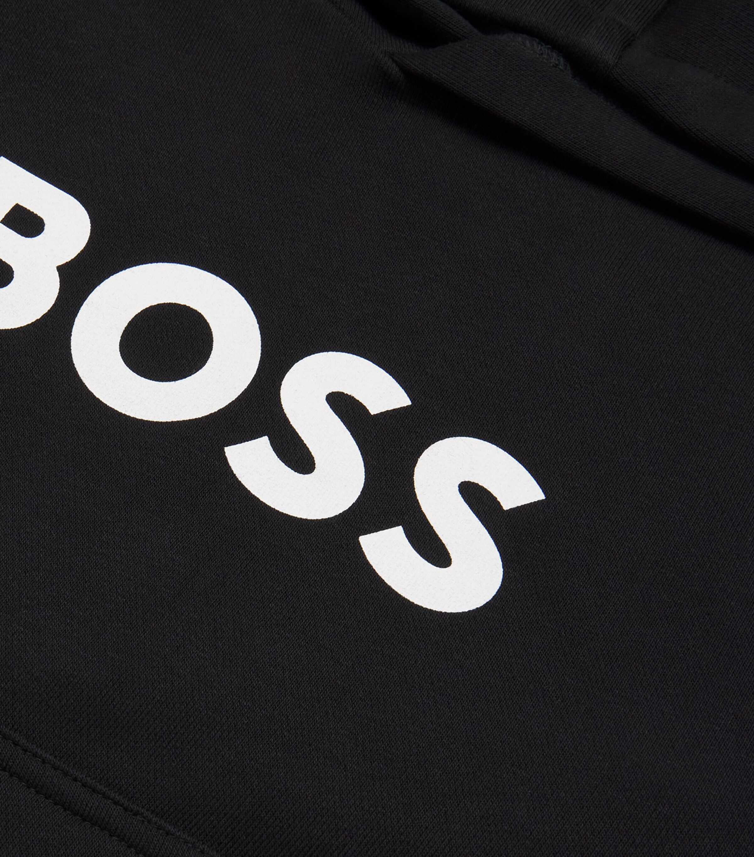 Logo Hoodie (4-16 Years) 09B BLACK Image 3