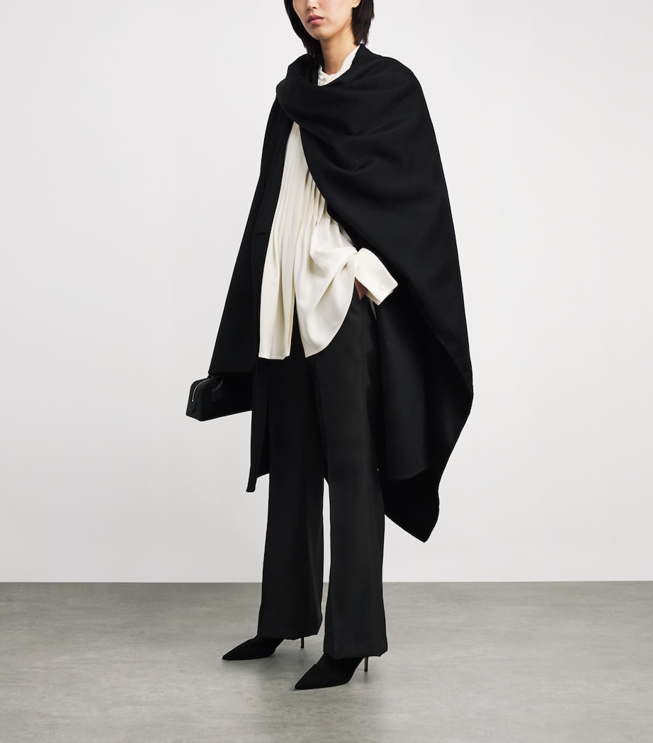 Wool-Silk Flared Trousers 1000 Image 2