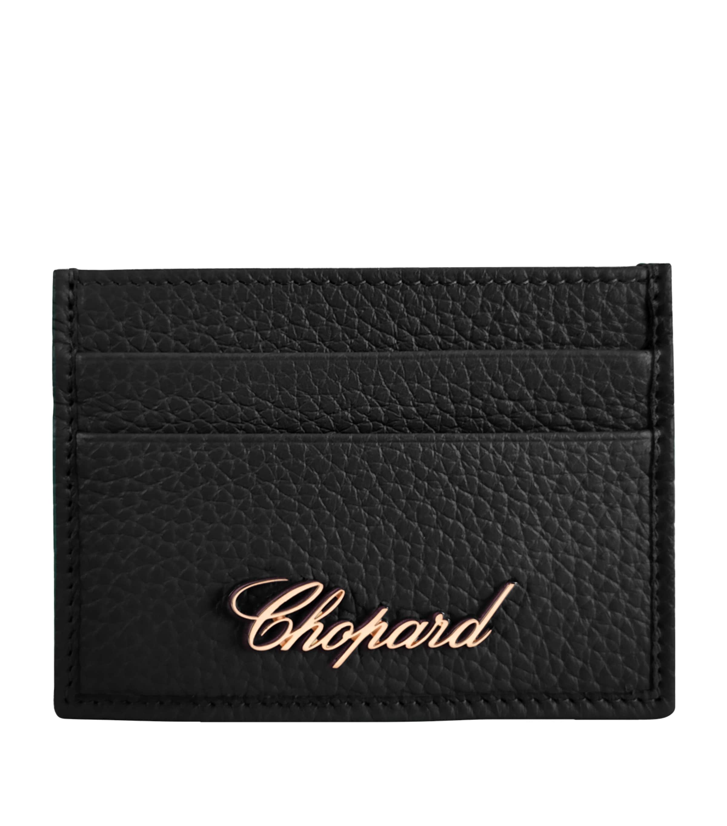 Leather Classic Card Holder BLACK Image 1