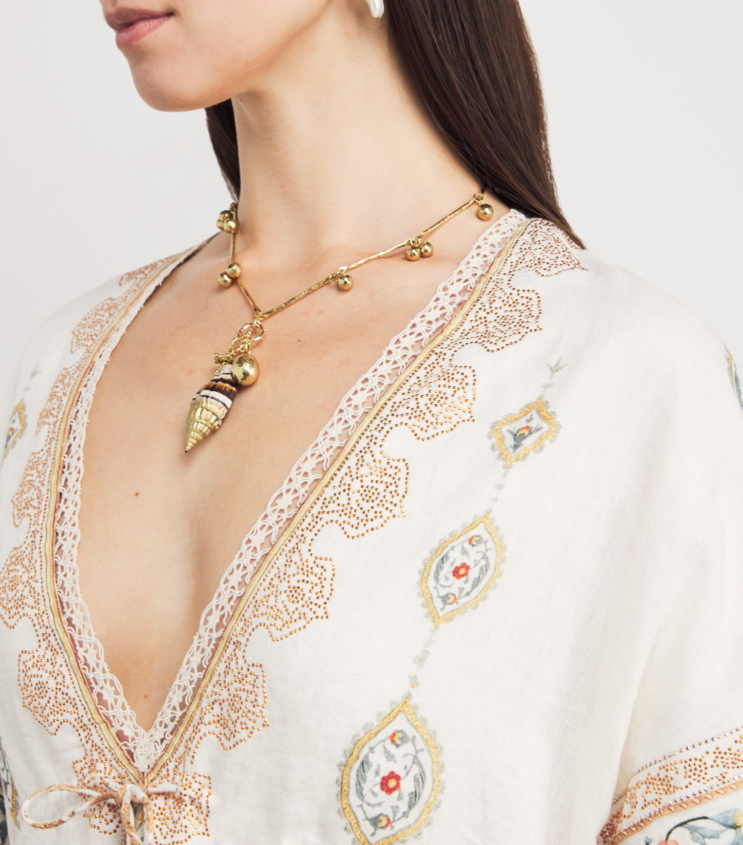 Linen Ottoman Dynasty Mini Dress OTTOMAN DYNASTY Image 4