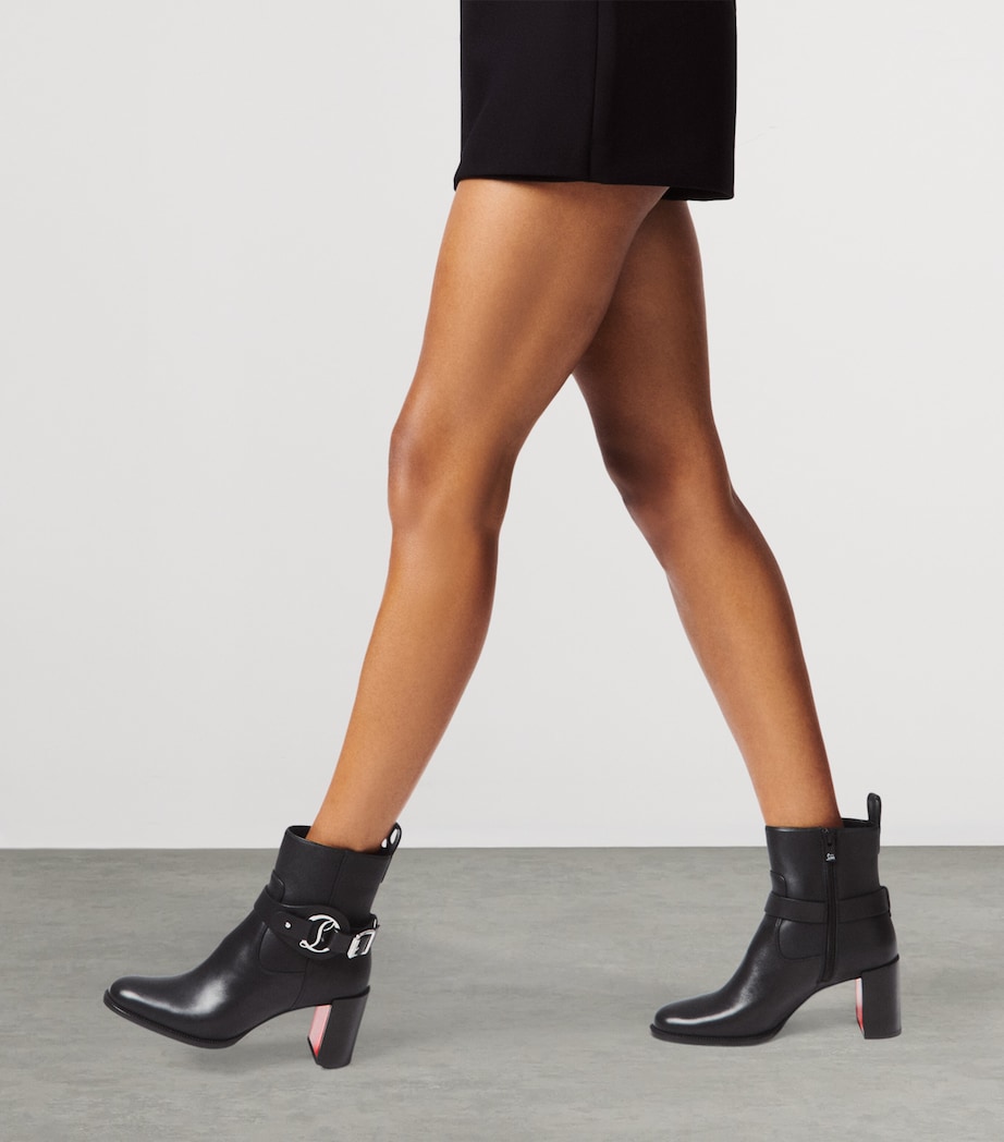 Dianouchette Leather Ankle Boots 70 BK5T Image 2