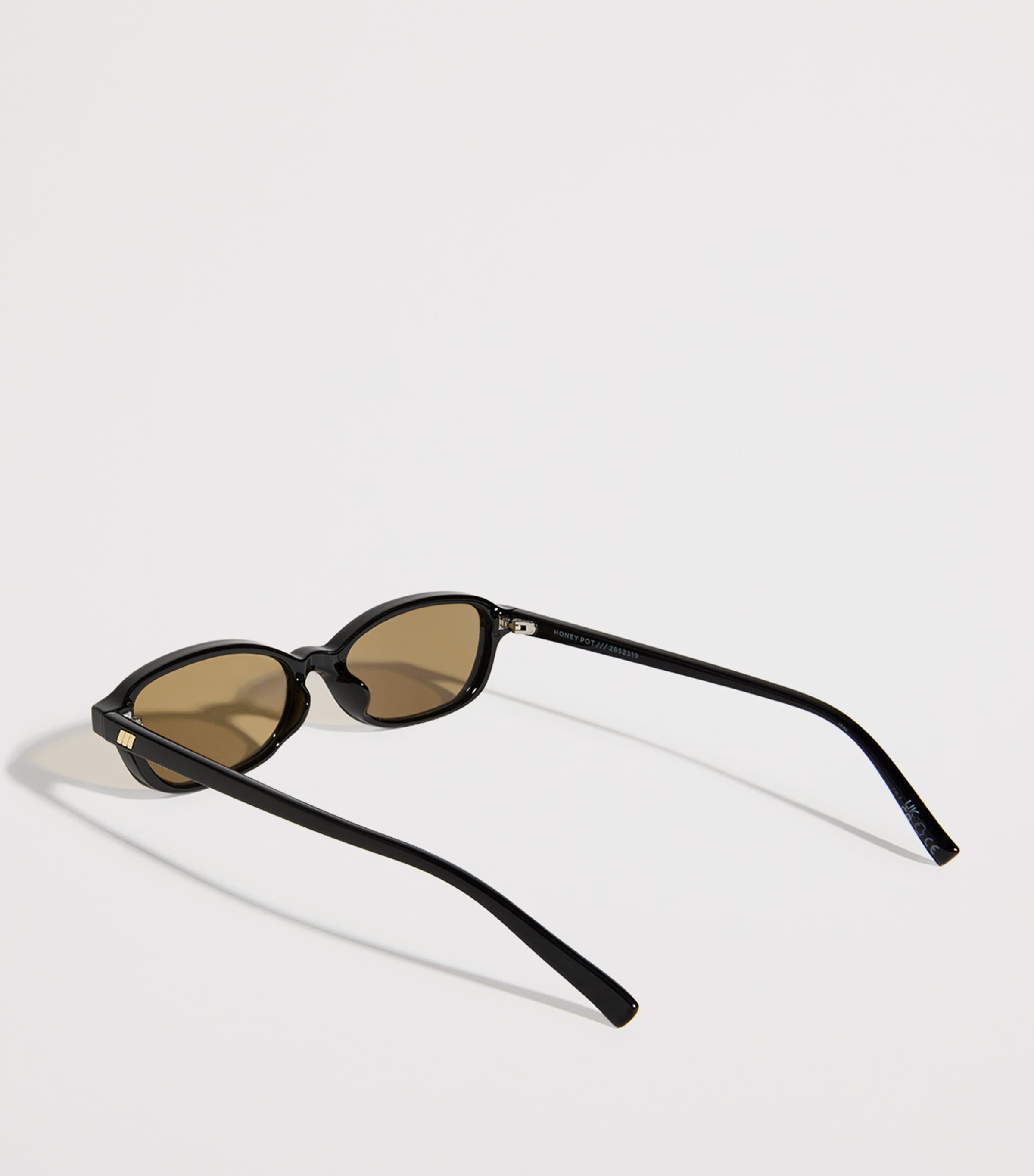 Square Honey Pot Sunglasses BLACK Image 3
